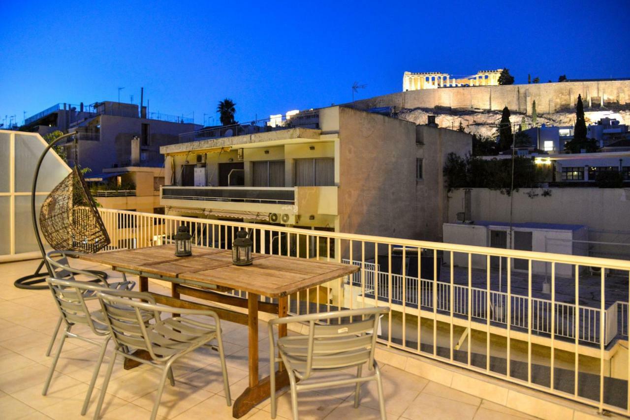 דירות אתונה Acropolis Amazing Balcony View 3 Minutes Walking To The Museum מראה חיצוני תמונה